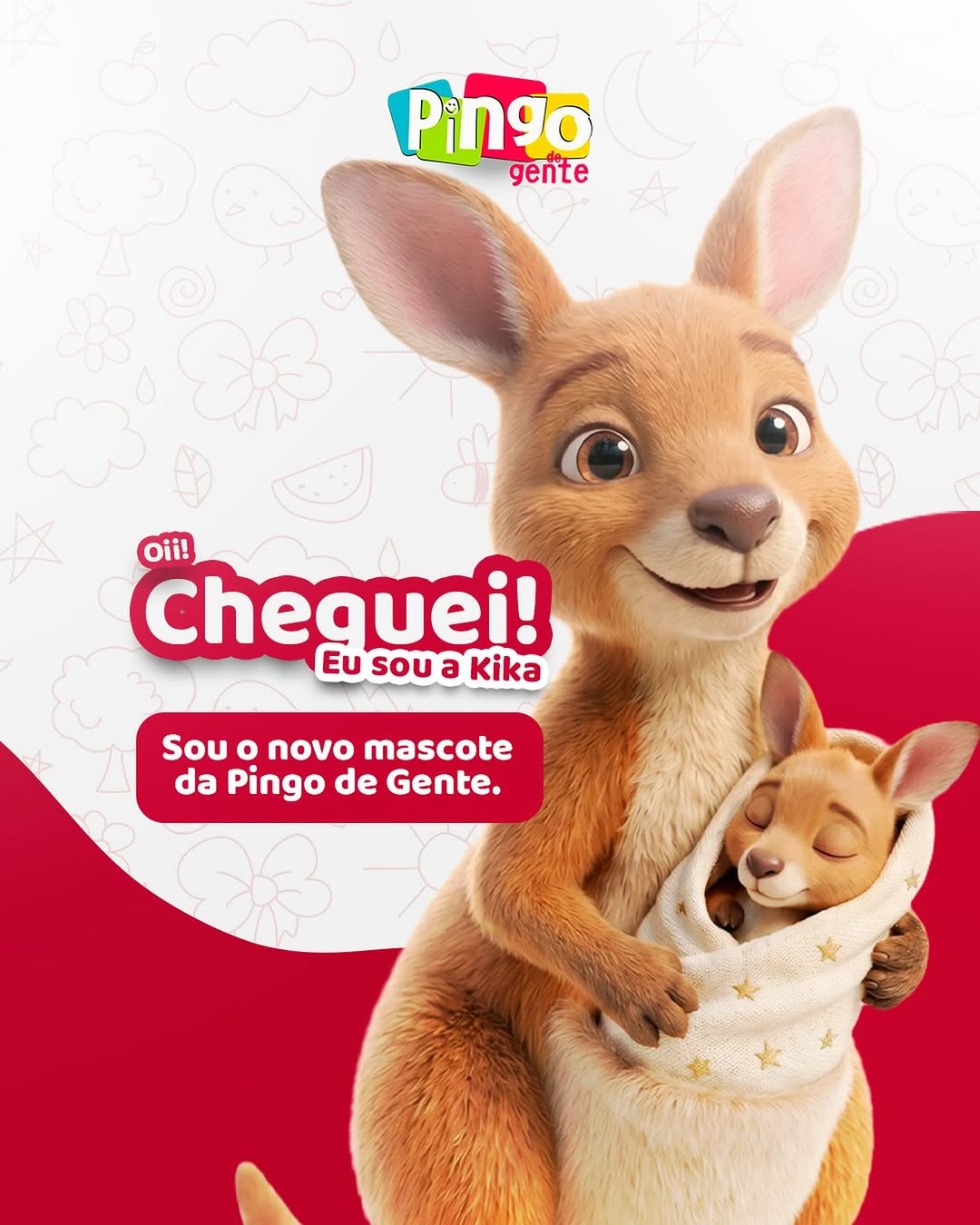 Kika, mascote da Pingo de Gente